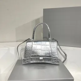 5A Kvalitetsdesignväska Luxury äkta läder klassiska kvinnors tote handtag crossbody väskor kväll damer axelväskor krokodil mönster handväska shopping plånbok