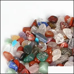 Arts And Crafts Wholesale 100G Mixed Tumbled Stones Quartz Crystals Bk Natural Gemstones Rock Mineral Healing Reiki Garden Decoration Otfan