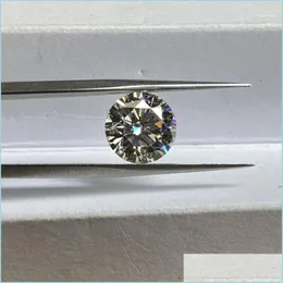 기타 그림 Mosangnai 통과 다이아몬드 Moissanite Dimond 라운드 9mm 3.0 캐럿 GH 색깔을위한 Carat GH 색상 BRIT22 드롭 DHAH1 전달