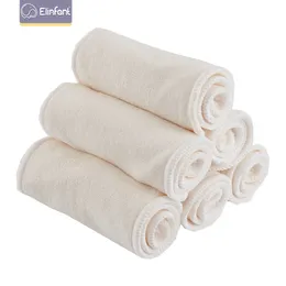 Bez çocuk bezi elinfant 10pcs 4 katmanlar Bambu Fiber Bebek Bezi Ekleme Yeniden Kullanılabilir Supre Yumuşak Bebek Nappy 35x13cm Kumaş kapakları için 221014