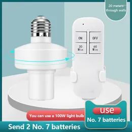 Porta lampade E27 WiFi Smart Lulb Adattatore Adattatore Base AC Life/Tuya Controllo vocale wireless con 20m Distanza remota 85V-25 V
