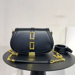 Kesim çanta flep postacı çantası zincir omuz crossbody çanta dana hakiki deri Kadınlar için Çıkarılabilir iki askılı çanta Manyetik Hasp Moda Mektupları