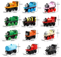 Diecast Model Cars Oryginalne styleffriends drewniane małe pociągi kreskówki zabawki drewniane pociągi