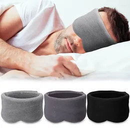 Basker Modal bomullsova med ögonmask Portable Sleep Tuppar Liklig skuggning Patch Travel andningsbar dag för män och kvinnor