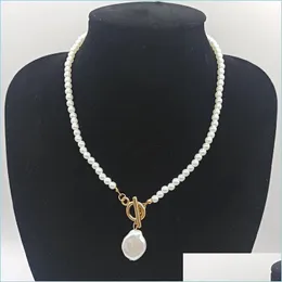 Collane con ciondolo Articoli promozionali Moda Collana di perle d'imitazione String Ccb / Cross Girl Jewelry 973 Q2 Drop Delivery 2022 Neckl Dh98Y