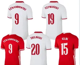 Polen Soccer Jerseys Anpassade 22-23 Hemma thailändska Kingcaps 7 Milik 9 Lewandowski 10 Krychowiak 11 Grosicki 19 Zielinski Wear