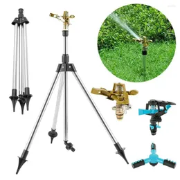 Watering Equipments 360 Degree Rotating Automatic Garden Water Sprinkler Tripod Lawn Nozzle Irrigation Sprayer System Shower