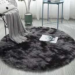Tappeti per capelli lunghi tappeti lavabile toni rotondi per il soggiorno camera da letto carena a colori tappeti coperta di personalit￠