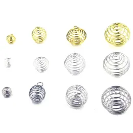 Charms escavando encantos elásticos lanternas de joalheria banhado a ouro homens acessórios Mulheres Bolas de primavera Parts Drop entrega 2022 Encontre dhw9p