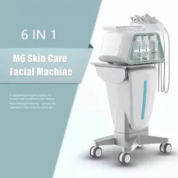 Hydro Beauty Machine M6 RF Ultraljud Microdermabrasion med Plasma Pen 6 i 1 Hydra Oxygen Jet -skal Ansiktsvatten Skinv￥rd Ansikt Lyft Rensning