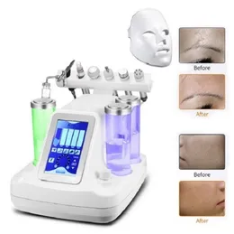 Equipamento multifuncional de beleza 7in1 Pequeno bolha de água casca de jato hydra dermabrasão de cuidados com a pele bio leve rf vácuo limpeza de face peel machine salão beleza