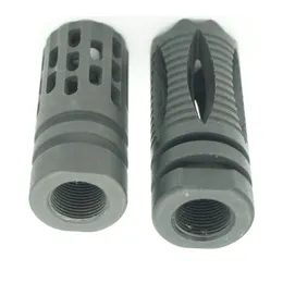 Steel Battle Comp Brake. 223/. 308 - 1/2x28 Tpi & 5/8x24 Right Thread M4 M16 AR15 External Pipe Thread Cnc Adapter