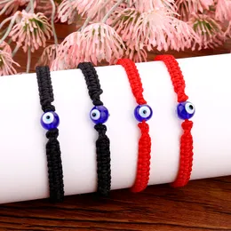 Turecki Lucky Evil Blue Eye Bracelet dla kobiet ręcznie robiony pleciony lina Lucky Biżuter