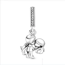 Charms 100 % 925 Sterling Silber Ehepaar Baumeln Charm Fit Original Europäisches Armband Modeschmuck Zubehör Drop Lieferung 20 Dhage