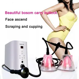 Powerful Heating Breast Enlargement slimming Vacuum Machine Metal Vacuum Cups Pumps Therapy Cupping Massager Butt Enhancer Buttock Lifting