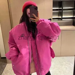 Designer Balanciagas Down Puffer Jaqueta Menções Mulheres amantes outono inverno solto espessado pão quente marcas de moda paris letra algodão BB Parkas Casacos