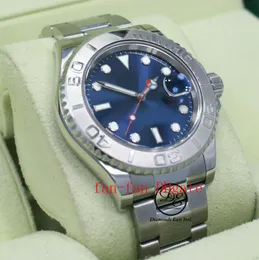 Originele box Watch 116622 40mm 0yster blauwe wijzerplaat platina ring mechanische automatische heren bf horloges
