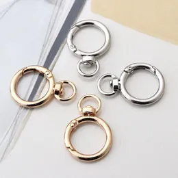 Keychains Alloy Key Chain Rings Swivel Clasps Lanyard Snap Hooks Lobster Claw Split DIY For Jewelry Making