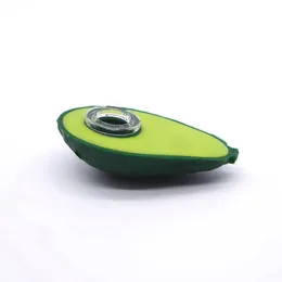 Ultimi tubi in stile avocado in silicone Dry Herb Tabacco in vetro Filtro Ciotola Handpipes Cucchiaio Fumo Portasigarette Tubo Portatile Decorare DHL