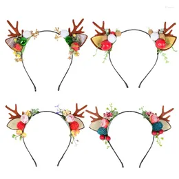 Hats Lovely Deer Antler Hair Pins For Fairies Girls Women Head Wears Cloth And Plastic Durable Anti Deform Festival