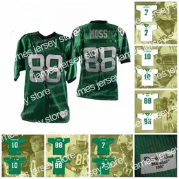 Randy Moss 1997 Mar shall University Football Jersey Chad Pennington 10 By