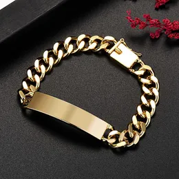 Perlé Strands Nouvelle marque populaire 18K Bracelets en or pour homme femmes mode de luxe bijoux originaux accessoires de mariage cadeaux de fête L221012