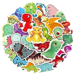 50PCS Dinosaur Stickers Cute Waterproof Cartoon Sticker for Kids for Stationery Luggage Teaching Rewards C50-416