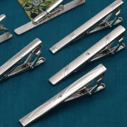 Other Groom Accessories 50 pcs mens metal tie clip fashion silver simple necktie ties clip