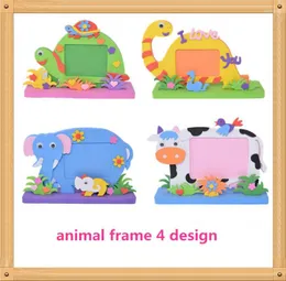 Подарочная упаковка xicc eva пена мультфильм животные рамки Po рамка 3D стены наклейки для детей ручной работы Diy детские игрушки для пасты
