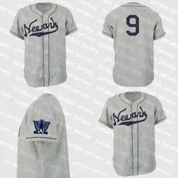 New College Baseball Wears Newark Eagles 1942 Road Jersey 맞춤형 남성 여성 청소년 야구 유니폼 모든 이름 및 번호 더블 스티치