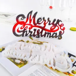 Decorazioni natalizie 2022 Buon stampi in resina o decorazioni fai-da-te per la casa ornamento regalo di Natale stampo arte artigianato anno