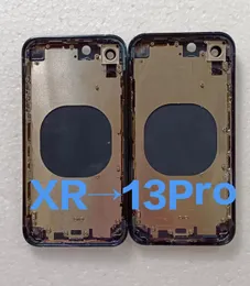 مساكن DIY لجهاز iPhone XR مثل 13 Pro Beplain Kits Battery Back Cover Back Cover Middle Frame