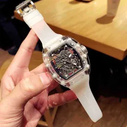 Luxury Mens Mechanics Watch Richa Rm Wristwatch Business Leisure Rm35-02 Fully Automatic Mechanical Mill Crystal Case Tape Men's