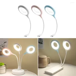 Lampy stołowe 5V USB Lampa LED Odczyt Light Portable Flexo Desk do laptopa Computer Care Care Light