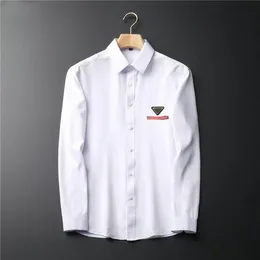 2022 Spring Men's Shirts Solid Color Professional långa ärmar Business Trend Simple Fashion Coat Men M-3XL