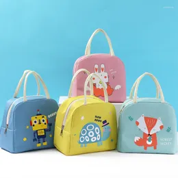 Storage Bags Cute Cartoon Animal Insulated Lunch Bag Portable Outdoor Travel School Work Food