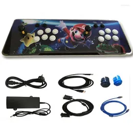 Spelkontroller Inbyggd 1500 konsol Display Computer TV Rocker Fighting Joystick Games Controller H￶gtalare MP3 Double Player Gamepad Horn