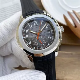 男性のための時計40mm AquaNaut Automatic Movement Watch Steel Case Courfict Strap Original Clasp Rubber ColorsブランドPP Nautilus Wristwatc