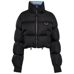 22FW 女性ジャケットパーカーダウンコートファッションショートジャケットスタイルスリムコルセット厚い衣装ウインドブレーカーポケット特大女性暖かいコート S-L