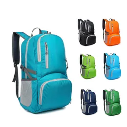 Hiking Bags Cycling Bag Hiking Travel Leisure Ultra Light Folding Skin Bag Sports Backpack Men's and Women's Portable Mountaineering L221014