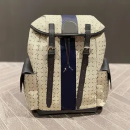 Стиль рюкзак мужской большой способность печь для походов на туристические двойные сумки на плечах классическая буква Canvas закрытие шнурок.