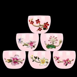 Copo de chá de flores beleza liuli mestre xadrez drinwares de caneca de café