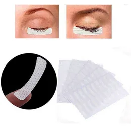 Yanlış Kirpikler 100 PCS Beyaz Göz Gözü Uzatma Kumaşları Padleri Çıkartmalar Yamalar Yapışkan Bant Makyaj Güzellik Aracı