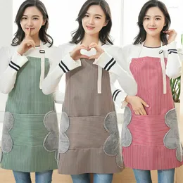 Aprons Home Brief Waterproof Women Cute Cartoon Apron Kitchen Restaurant Cooking Bib