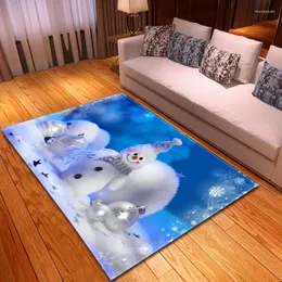 카펫 크리스마스 인쇄 3D 카펫 현대 홈 매트 거실 침실 대형 크기 테이프 파라 살라 알 폰 브라 태피 살롱 지역 깔개