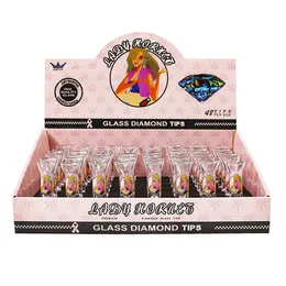레이스 호넷 유리 색상 필터 팁 흡연 파이프 및 담배 홀더 다이아몬드 필터 팁 롤 종이 담배 마우스 피스 도매