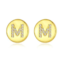 New Style 18K Gold Gold Brincos geom￩tricos Brincos J￳ias Micro Conjunto de Zirc￣o S925 Prata Brincos de Brincos Acess￳rios Presente Presente