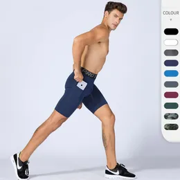 Herren-Shorts für Herren, Pro, Fitness, Tasche, Sport, Laufen, Training, schweißableitend, schnell trocknend, elastische Tight