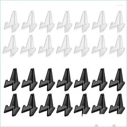 Sacchetti per gioielli Borse Sacchetti per gioielli Borse 30Pcs Espositori per monete in acrilico Supporto per cavalletto Medaglia sfida 3 6X0 6X2 7Cm Brit22 Drop Dhqfx