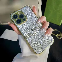 Designer Mobiltelefonfodral för iPhone 14 Pro Max 13 12 11 Gilding Gold G Letters Case Luxury Phonecase stockproof Cover Shell 4 Colors 2023